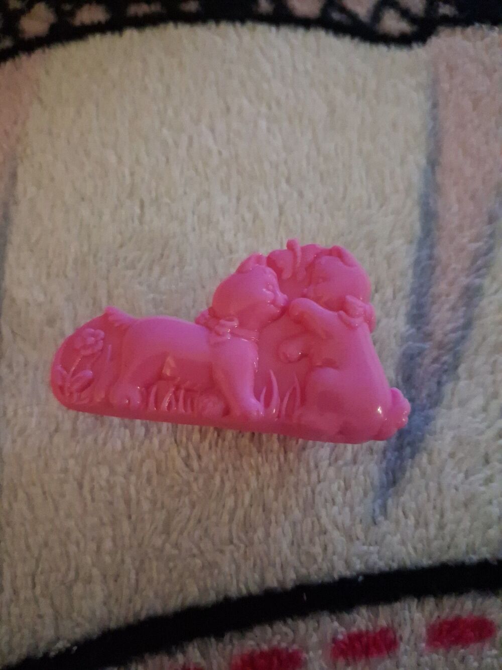 Vintage Hasbro My Little Kitty Dreamy Siamese Pink Brush